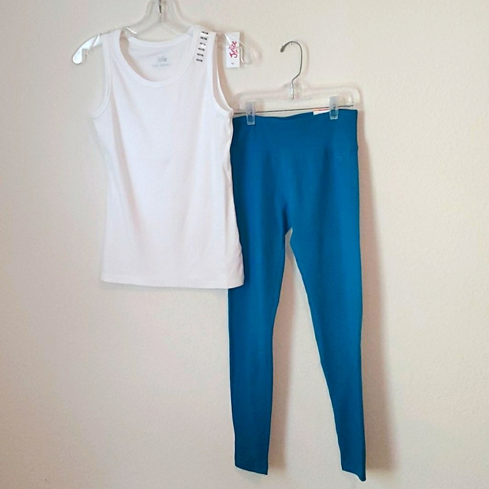 Girl tank top with full length leggings
